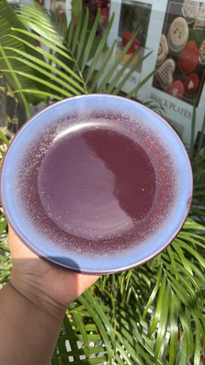 Purple Quarter Plate