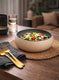 Olive Ash Stone Glaze Snack/Serving Bowl