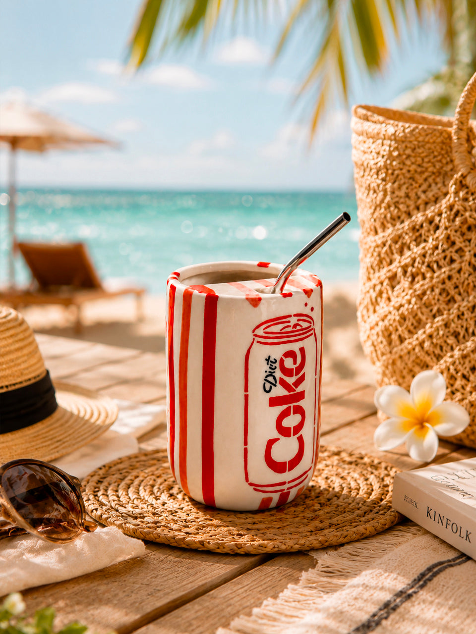 Diet Coke Fizz Sipper with Straw
