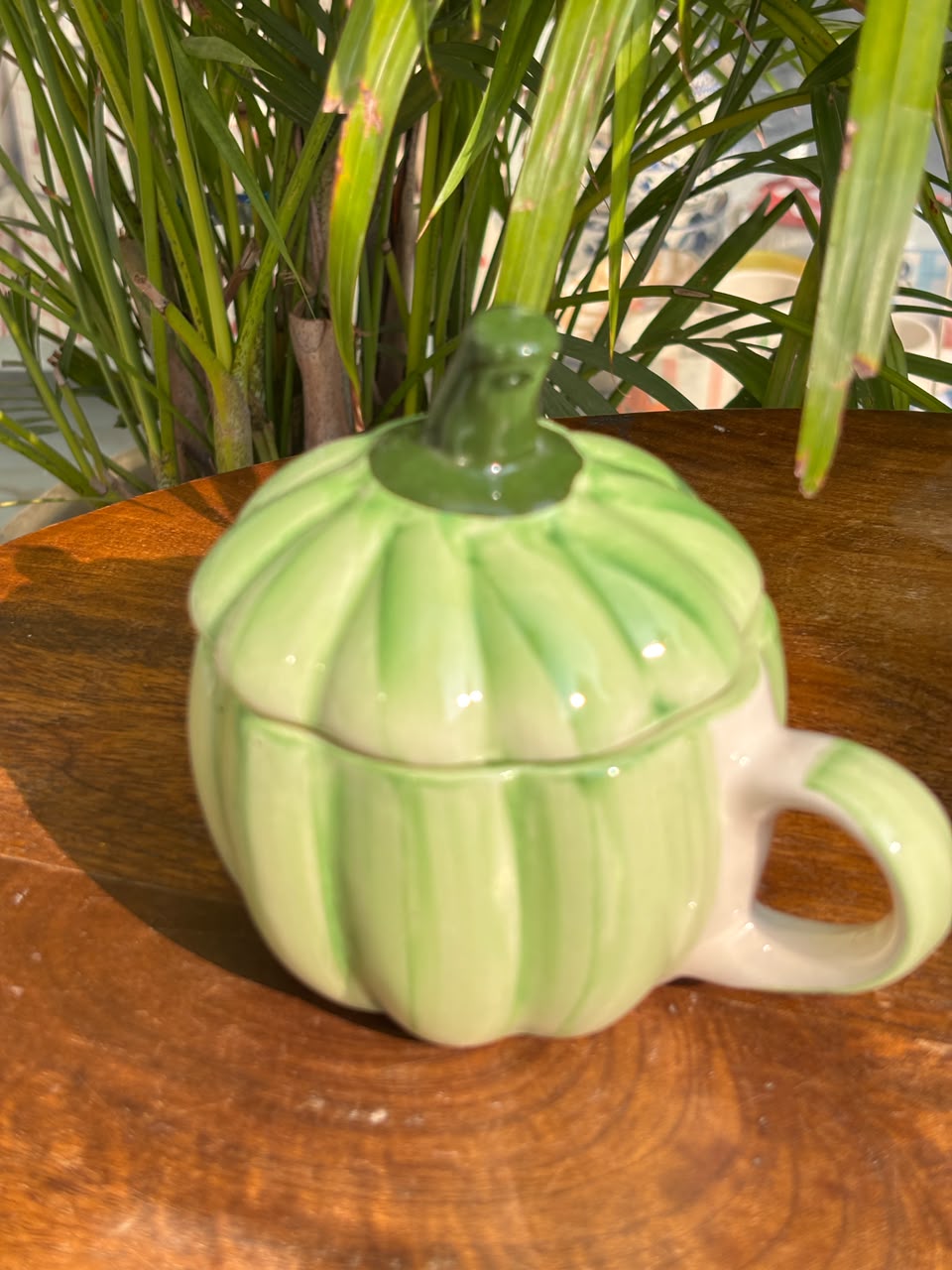Green Pumpkin Mug