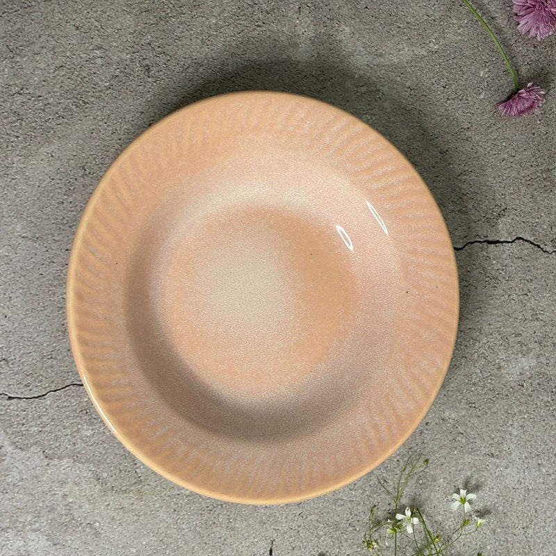 HOC-PINK STUDIO POTTERY PASTA PLATE (SET OF 2)