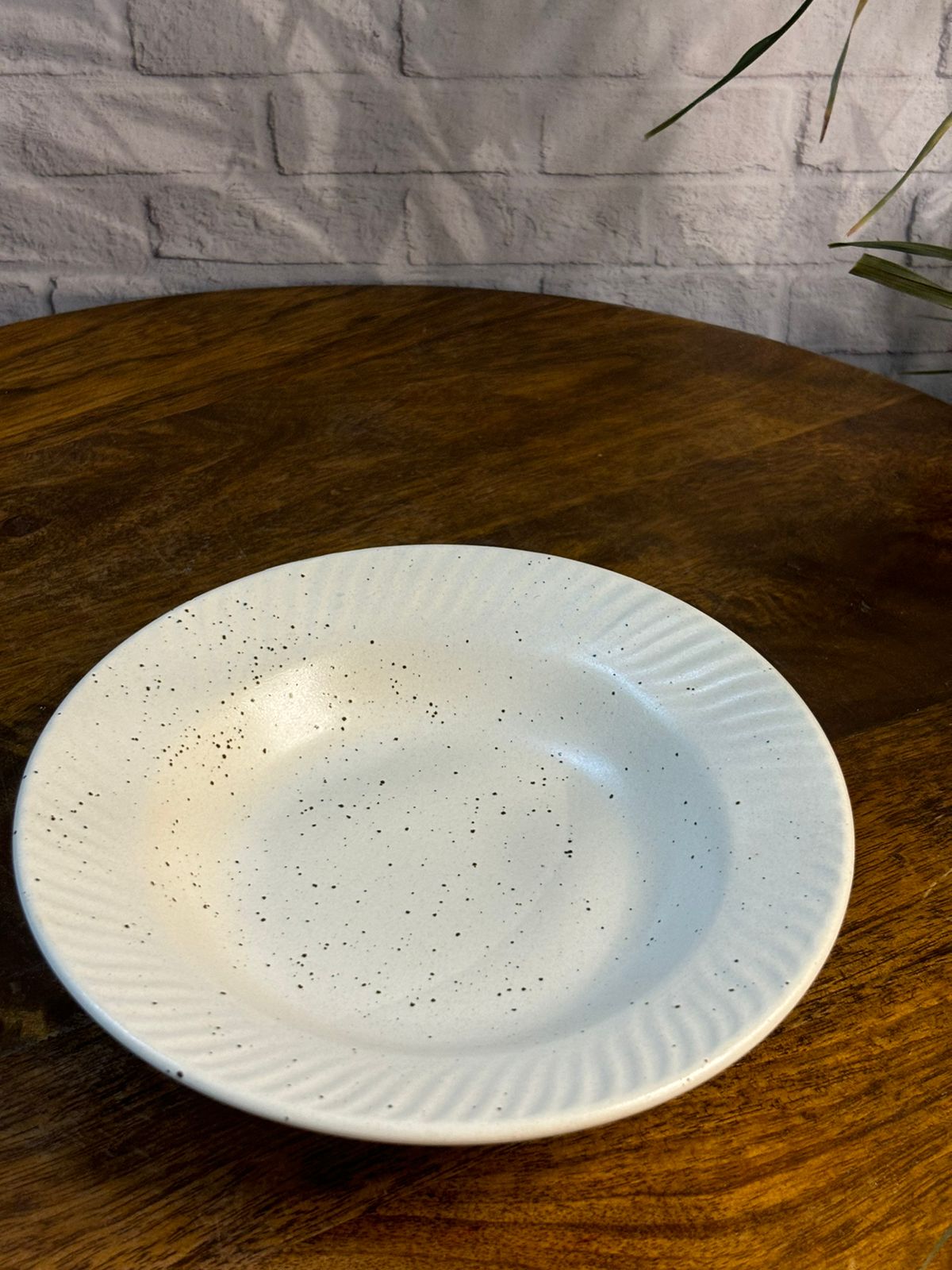 White Pasta Plates (Set of 2) (7inc)