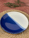 Blue Dual Shade Quarter Plates (Set of 2)
