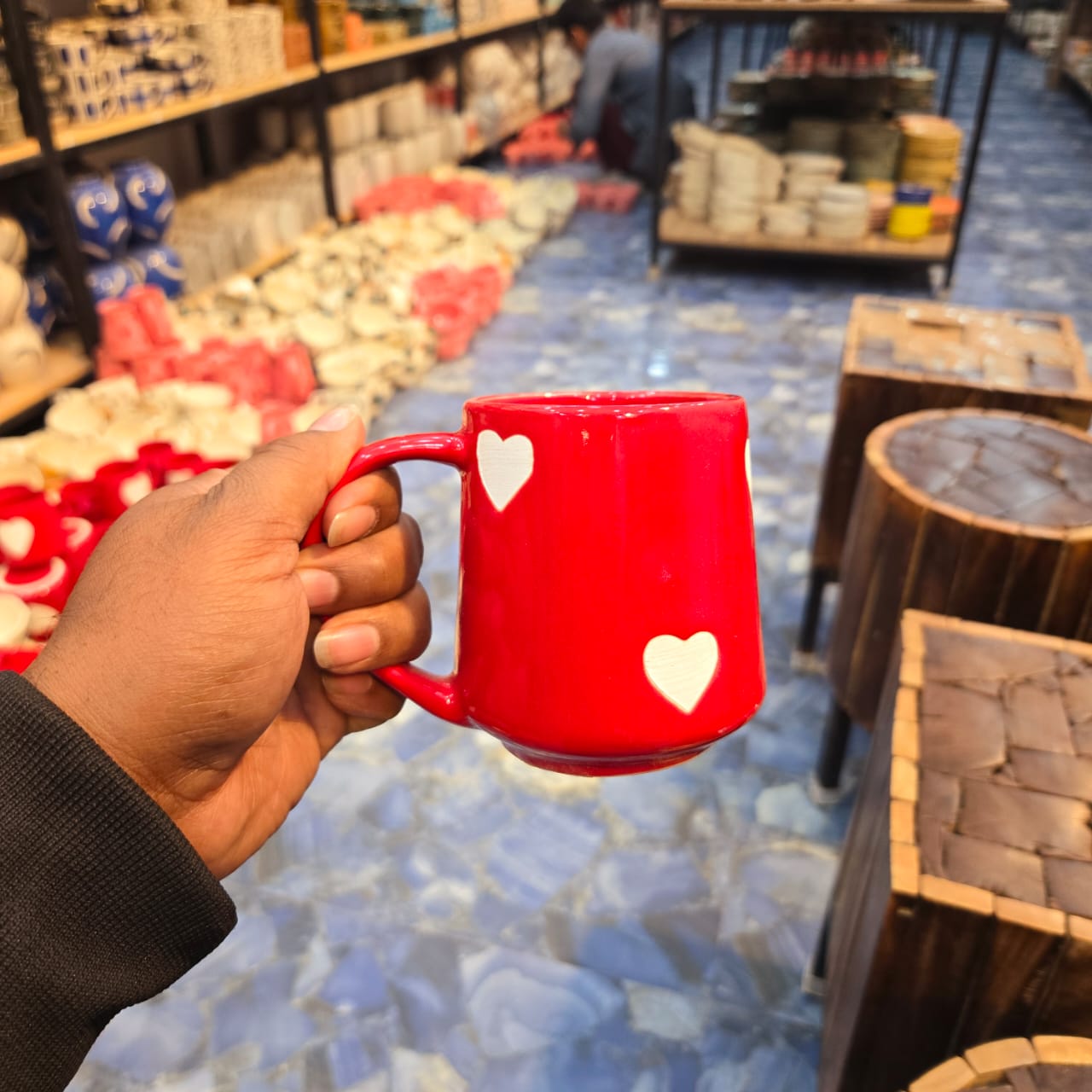 Small Red Heart Coffee Mug