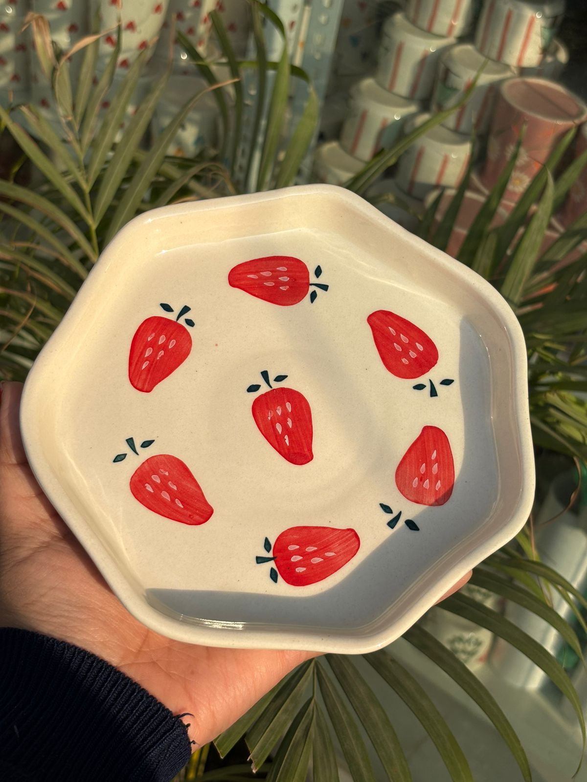 Strawberry Snack Plate (Set of 2)