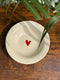 Small Red Heart Pasta Plates Set (Set of 2) (6.5inc)