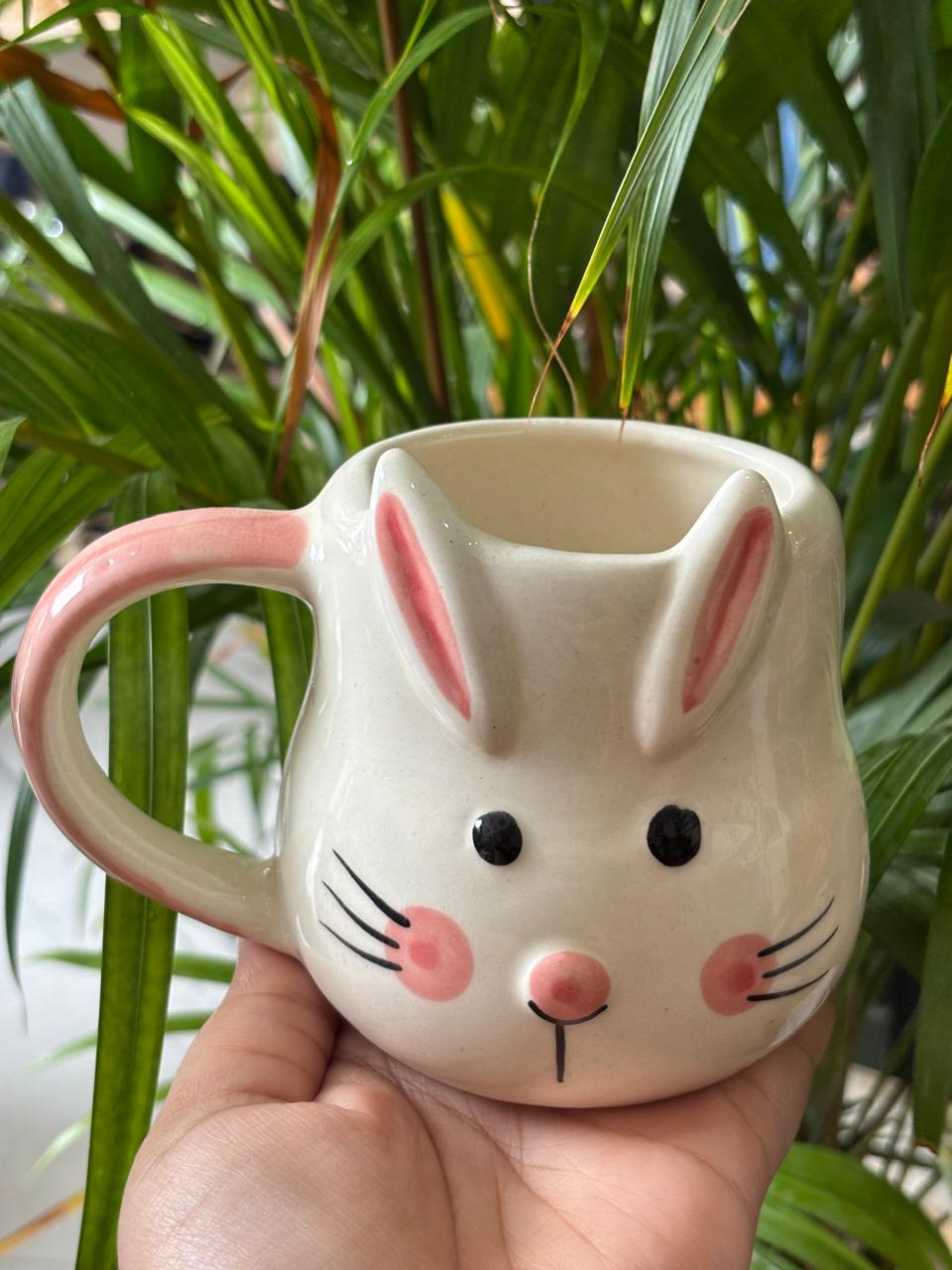 3D Rabbit Coffee Mug