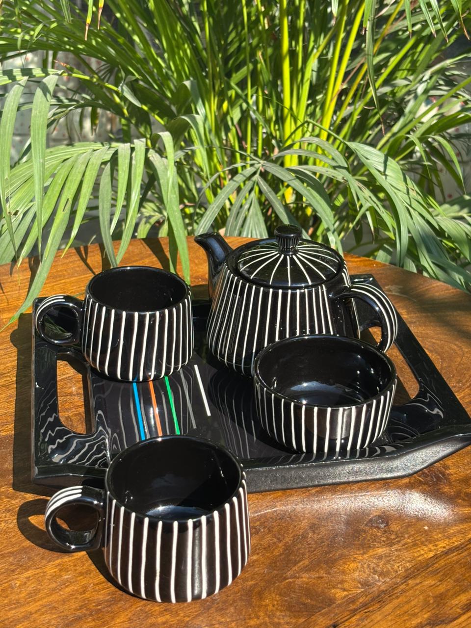 Noir Elegance Kettle-Gifting Set (Set of 5)