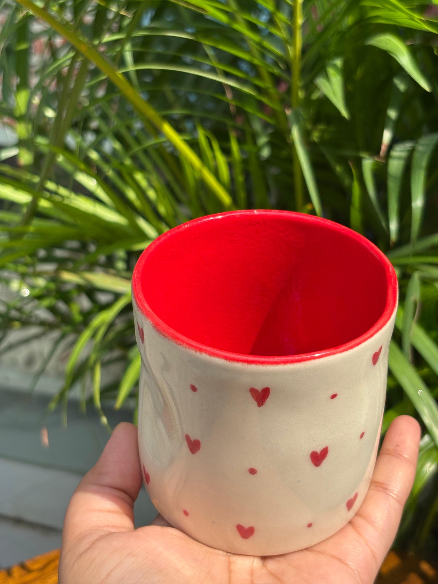 RedLush Candle Jar/ Water Glass