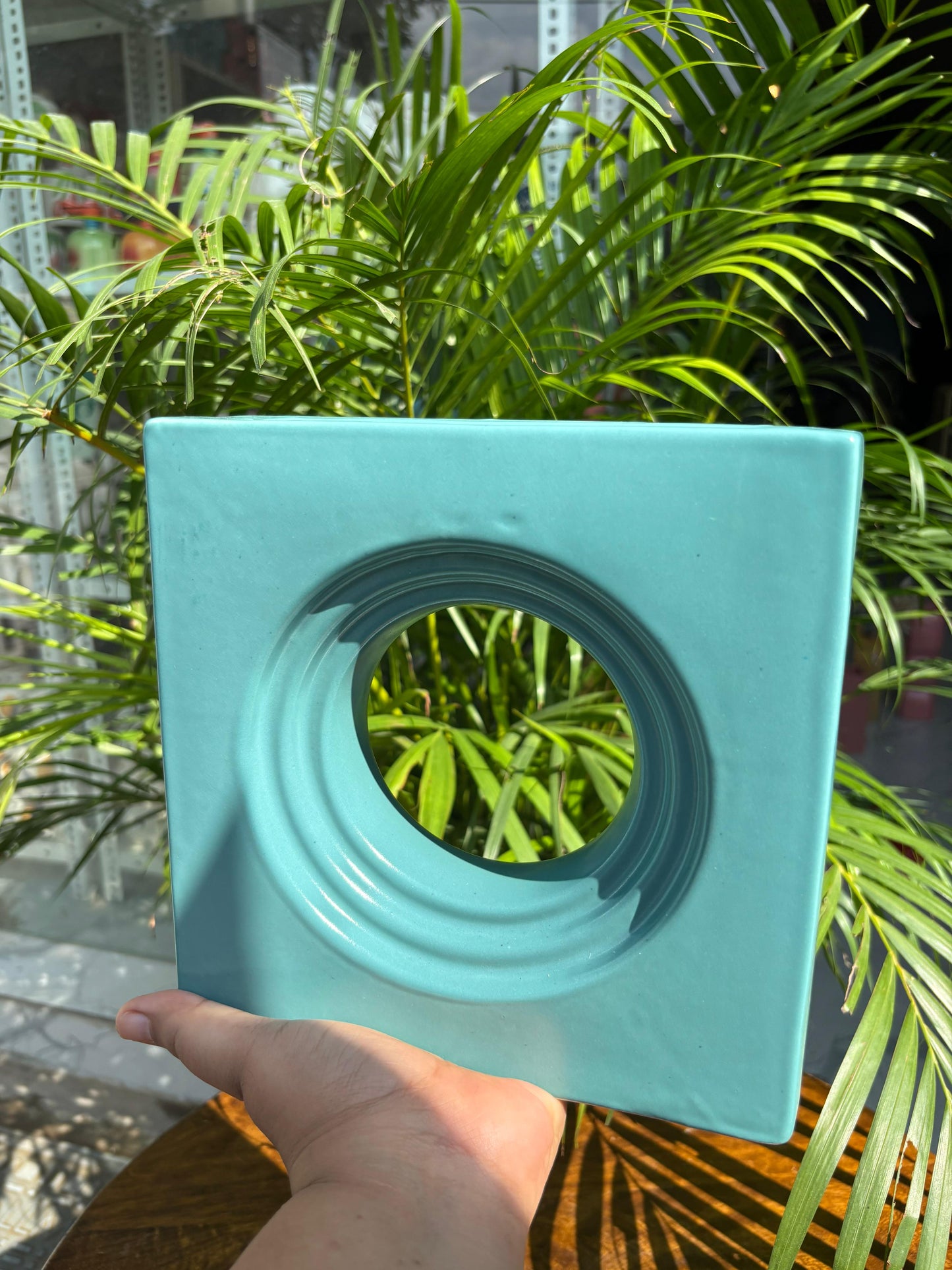 Blue Ocean Circle Vase