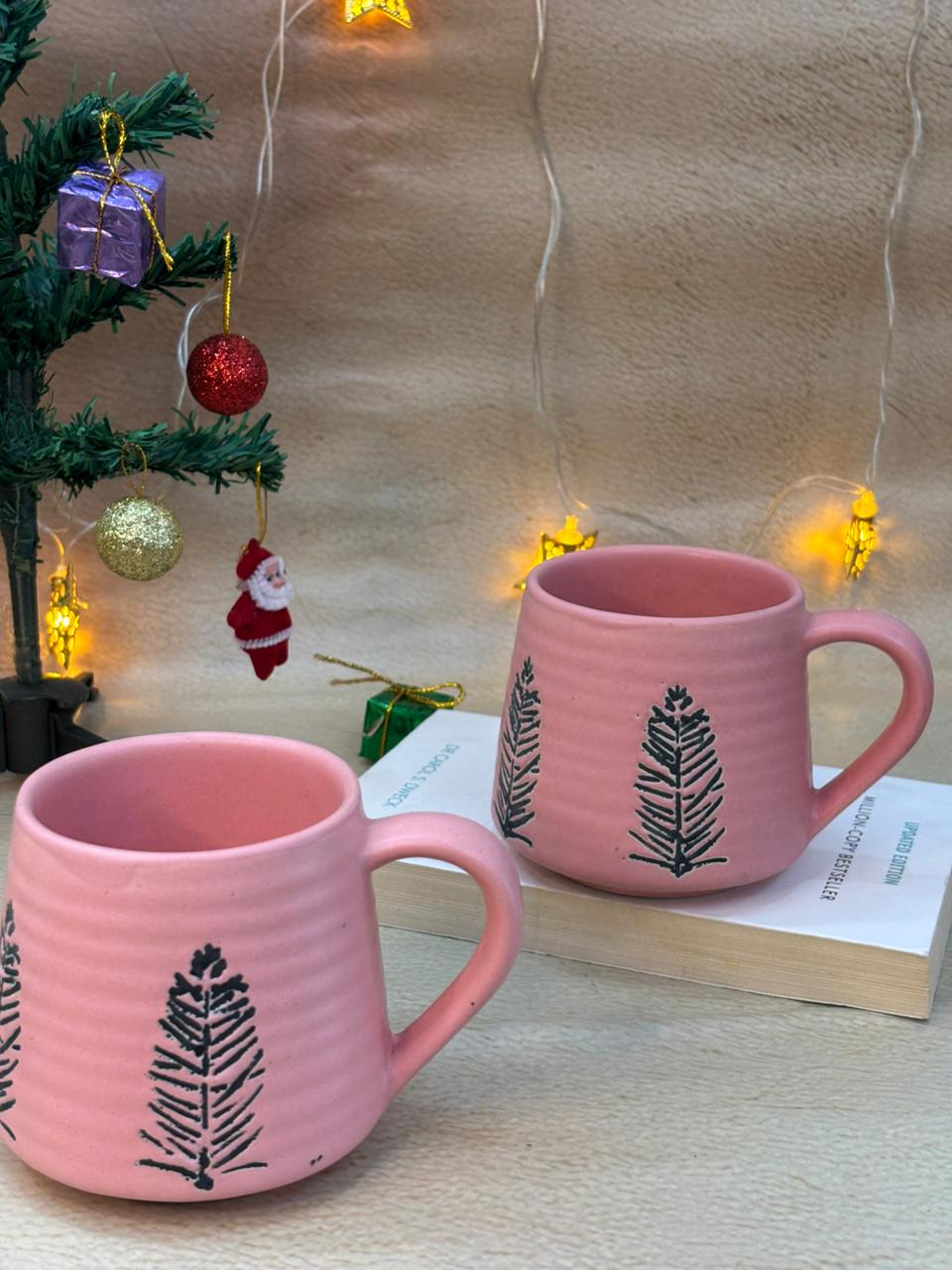 Merry Tree Pink Coffee Mug
