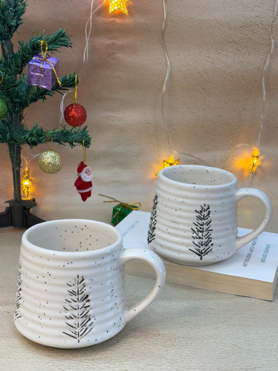 Merry Tree White Coffee Mug
