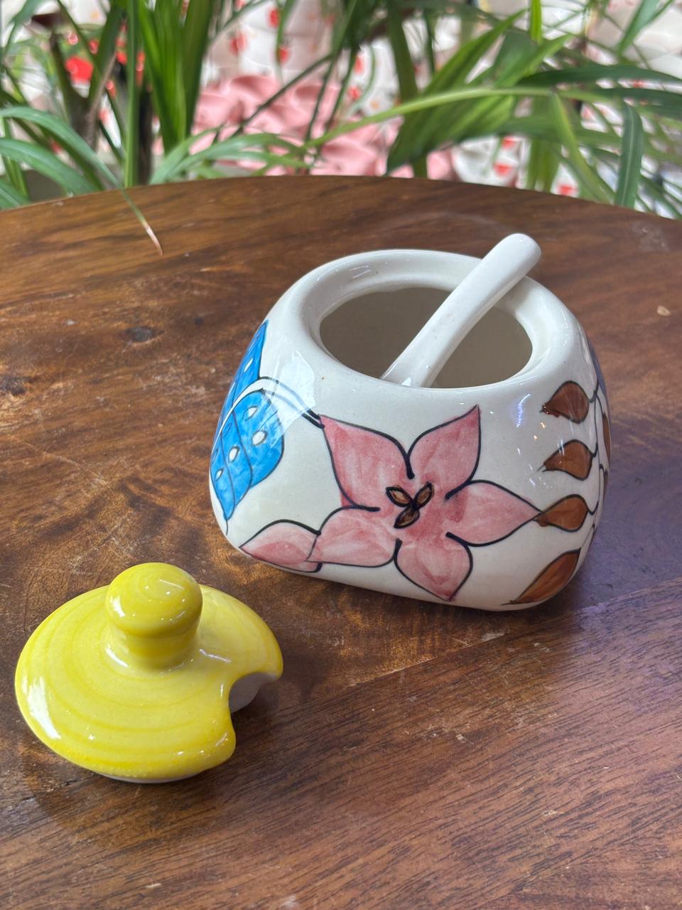 Meadow Bloom Jar with Spoon
