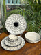 Mystic Lotus Handcrafted Premium Dinner Set (Set of 7)