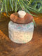 Pastel Garden Wooden Lid Airtight Jar