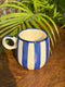 Riviera Blue Stripe Mug