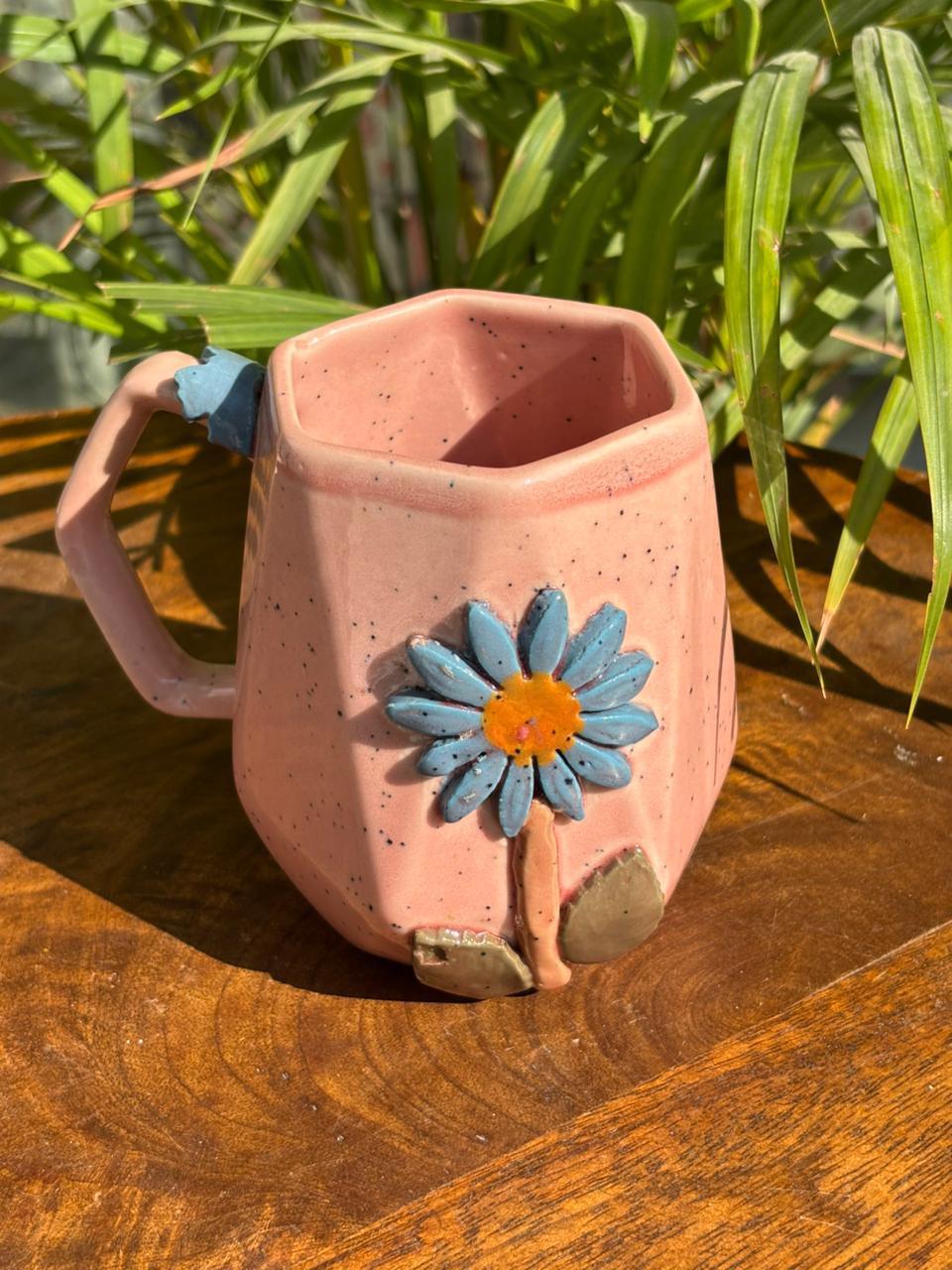 Rustic Blossom Pink Coffee Mug