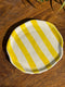 Yellow Green Candy Swirl Snack Plate (Set of 2)