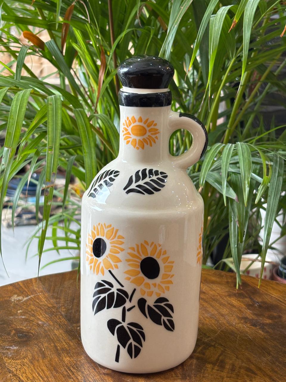 Yellow Sunflower Oil-Dispenser