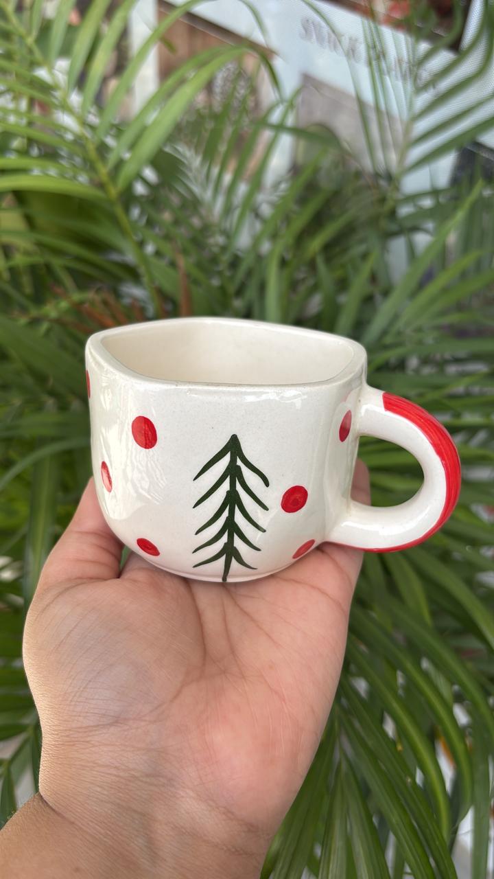 Tree Pattern Tea Cup – House of Ceramics