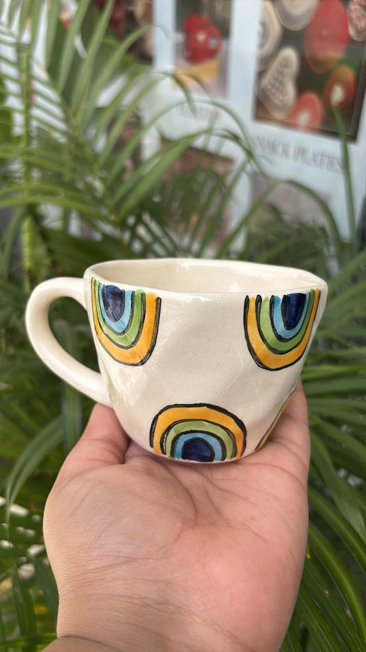 Rainbow Pattern Coffee Mug