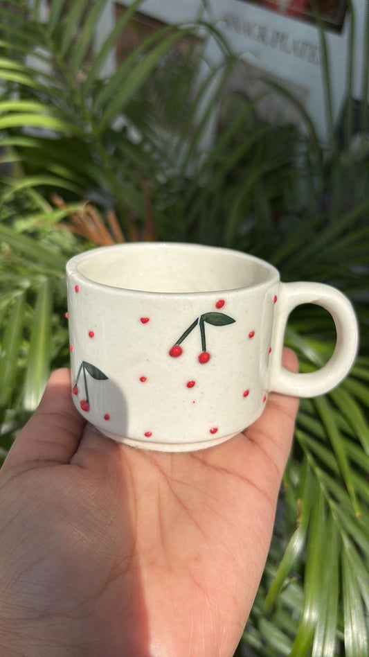 3D Cherry Tea Cup