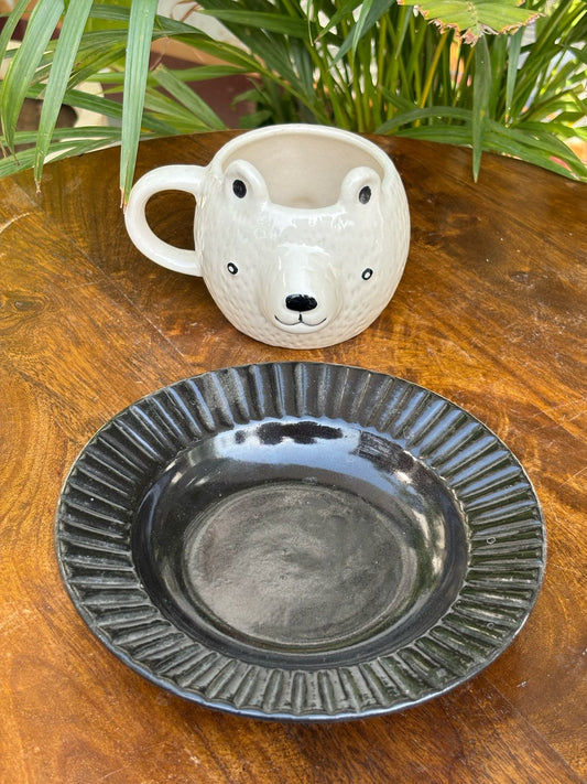 Cocoa The Bear Mug & Pasta Plate Combo (Set of 2)