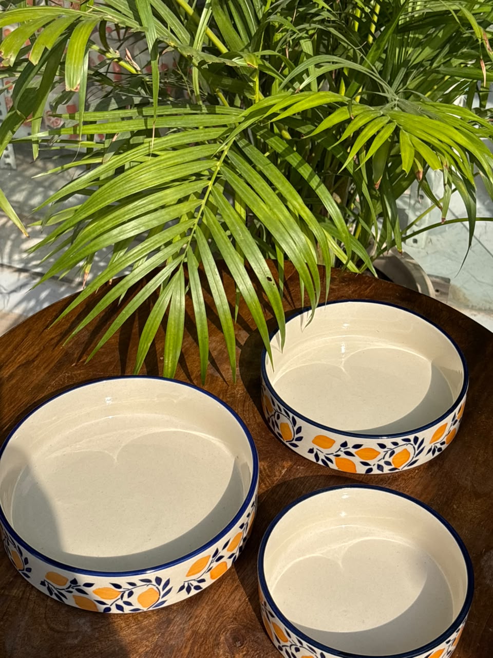 Amalfi Lemon Serving Bowl Set (Set of 3)