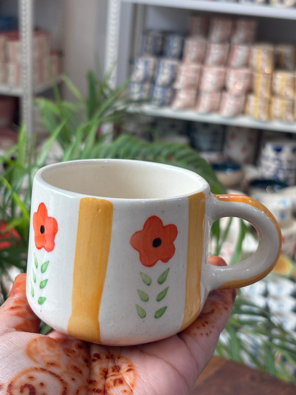 Amber Garden Bloom Mug