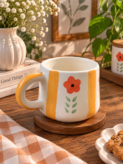 Amber Garden Bloom Mug