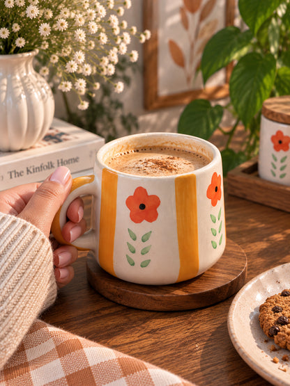 Amber Garden Bloom Mug
