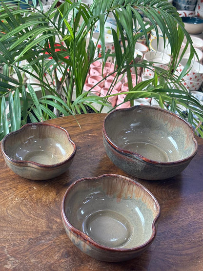 Amberstone Serving Bowl Set (Set of 3)
