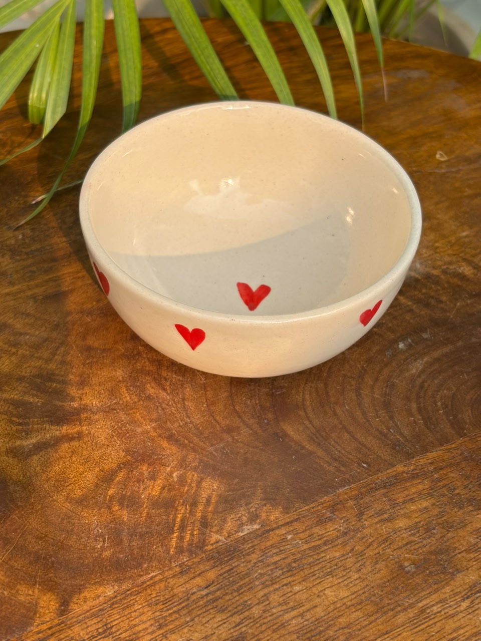Amour Heart Ceramic Snack Bowl (Set of 2)