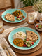 Aqua Celeste Dinner Plates Set of 2