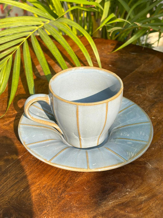 Aurelia Tea Cup & Saucer Set (Set of 2)