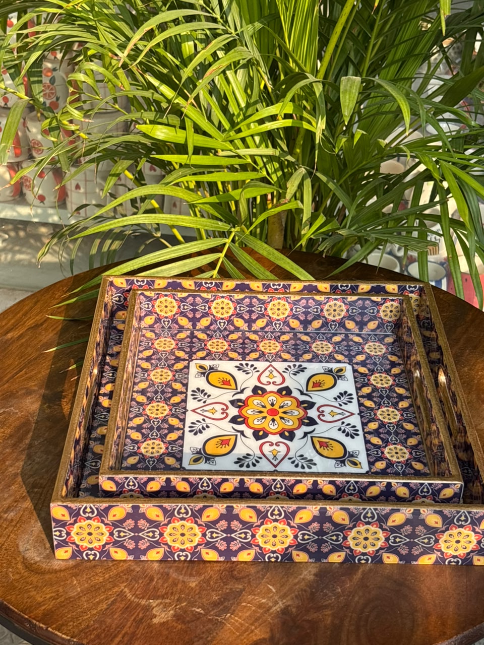Aurum Royale Serving Tray Set (Set of 2)