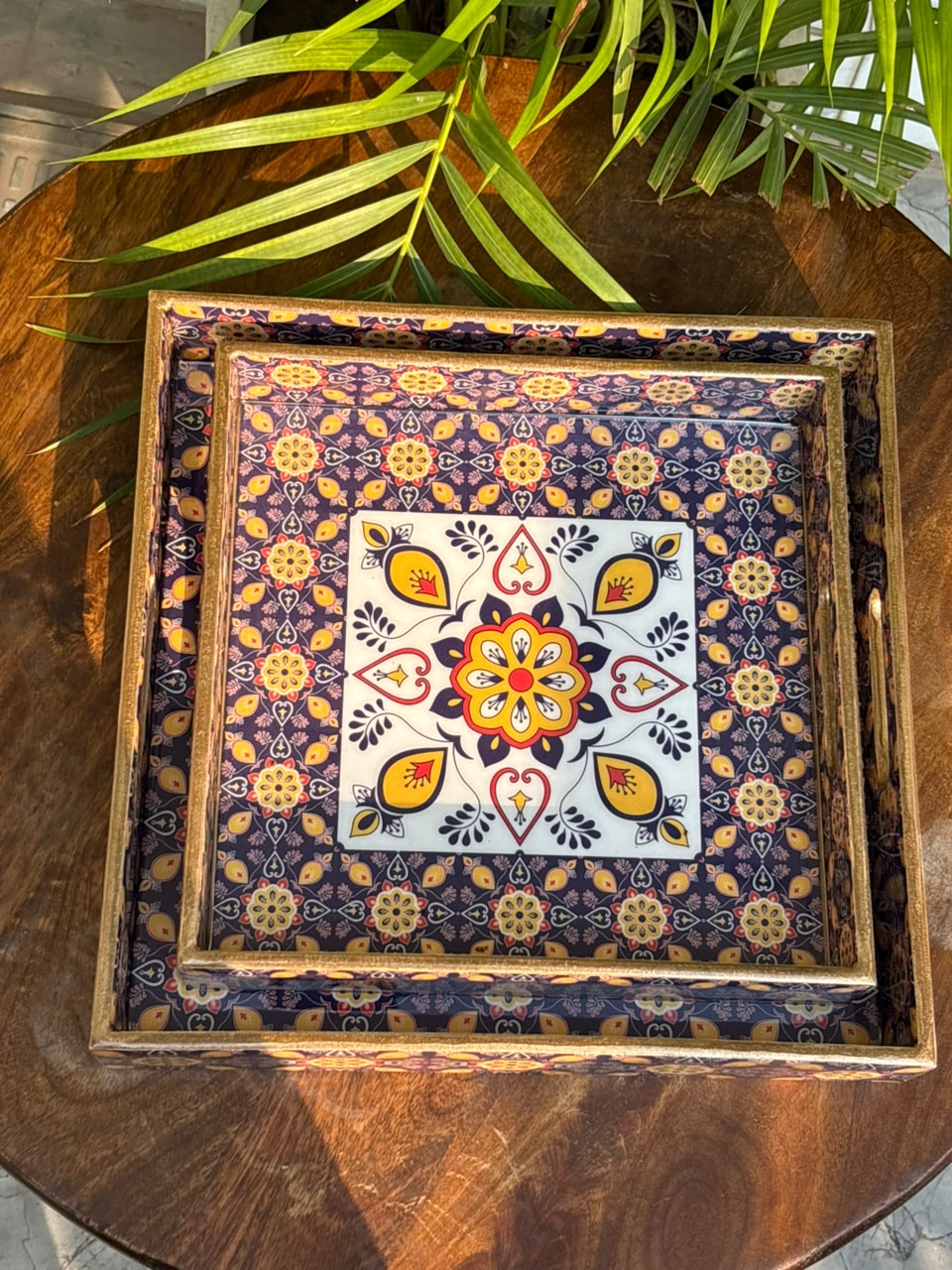 Aurum Royale Serving Tray Set (Set of 2)