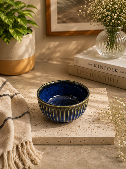 Azure Flute Dinner Set (Set of 3)