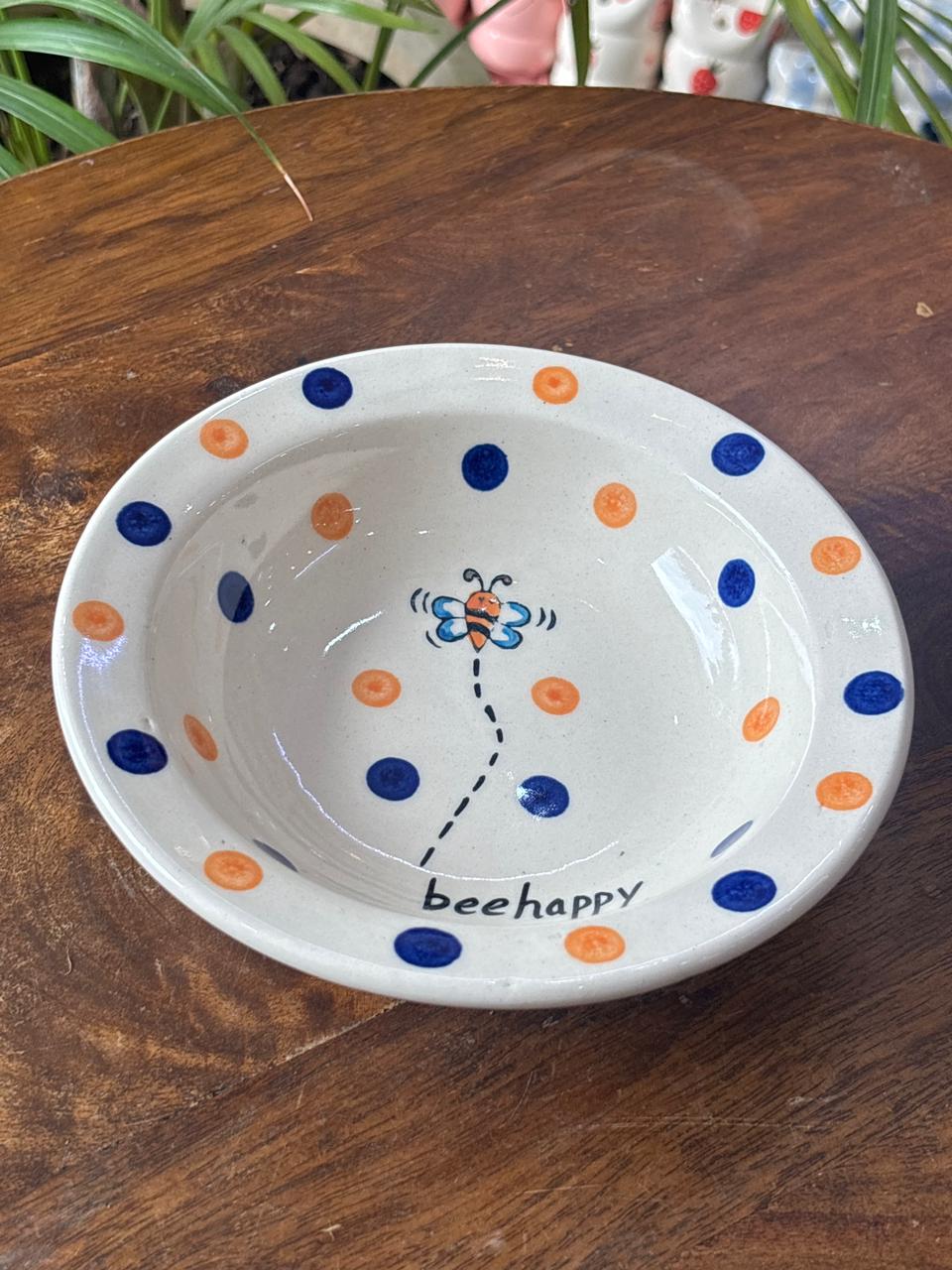 Bee Happy Pasta Plate (Set of 2)
