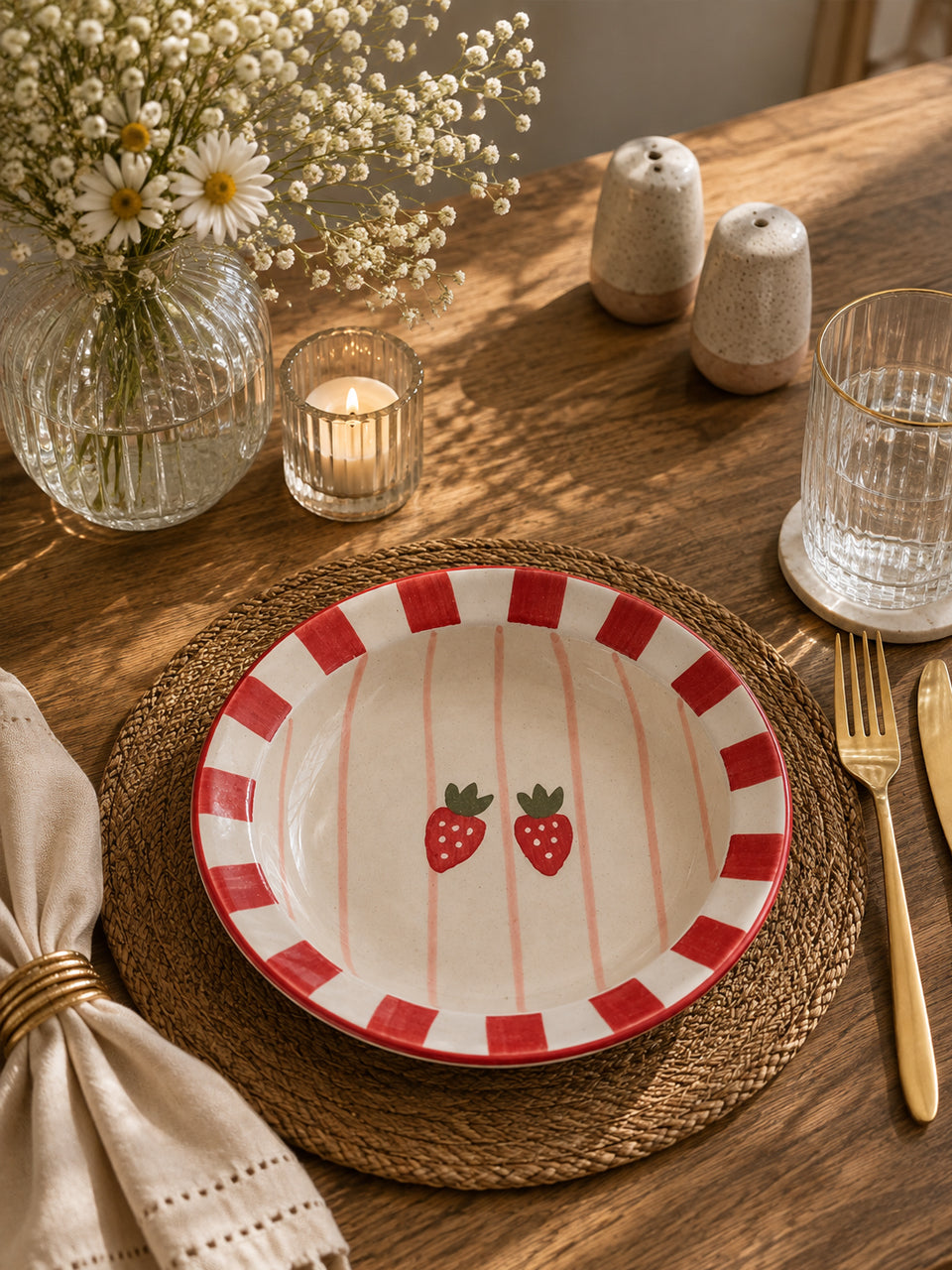 Berry Blush Pasta Plates (Set of 2)