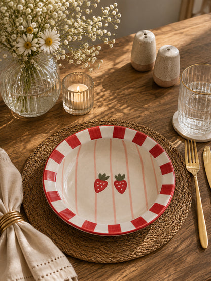 Berry Blush Pasta Plates (Set of 2)