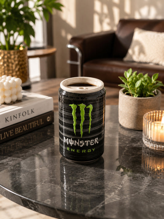 Black Monster Energy Can Sipper