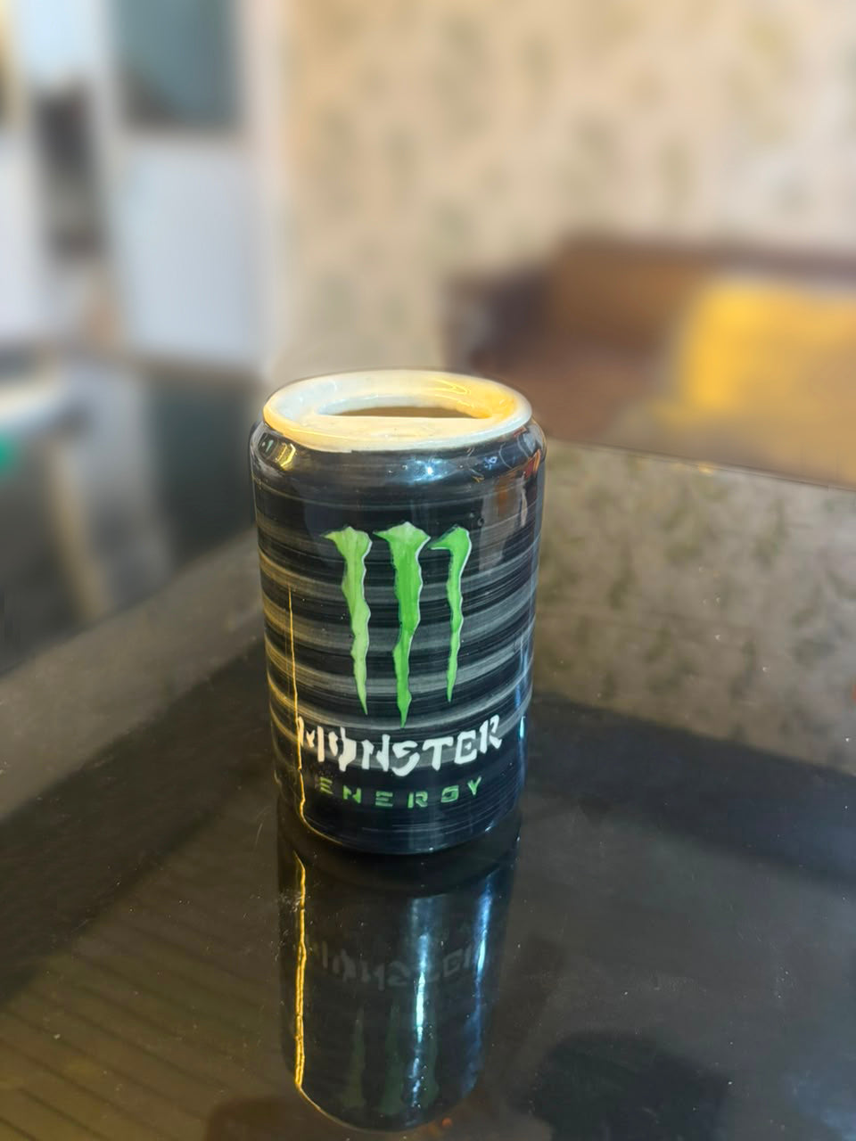 Black Monster Energy Can Sipper