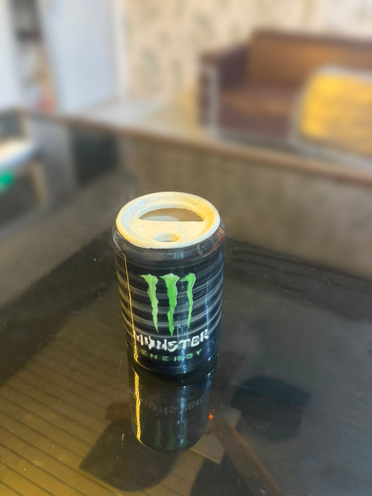 Black Monster Energy Can Sipper
