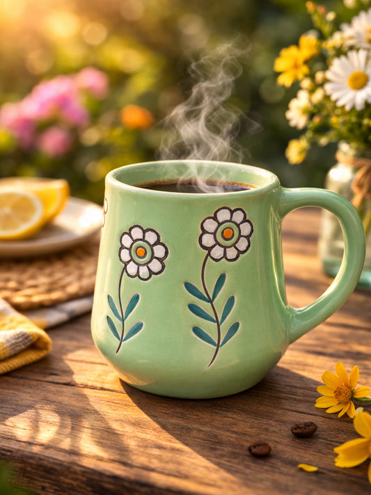 Bloom Green Coffee Mug