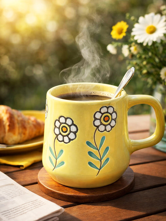 Bloom Yellow Coffee Mug