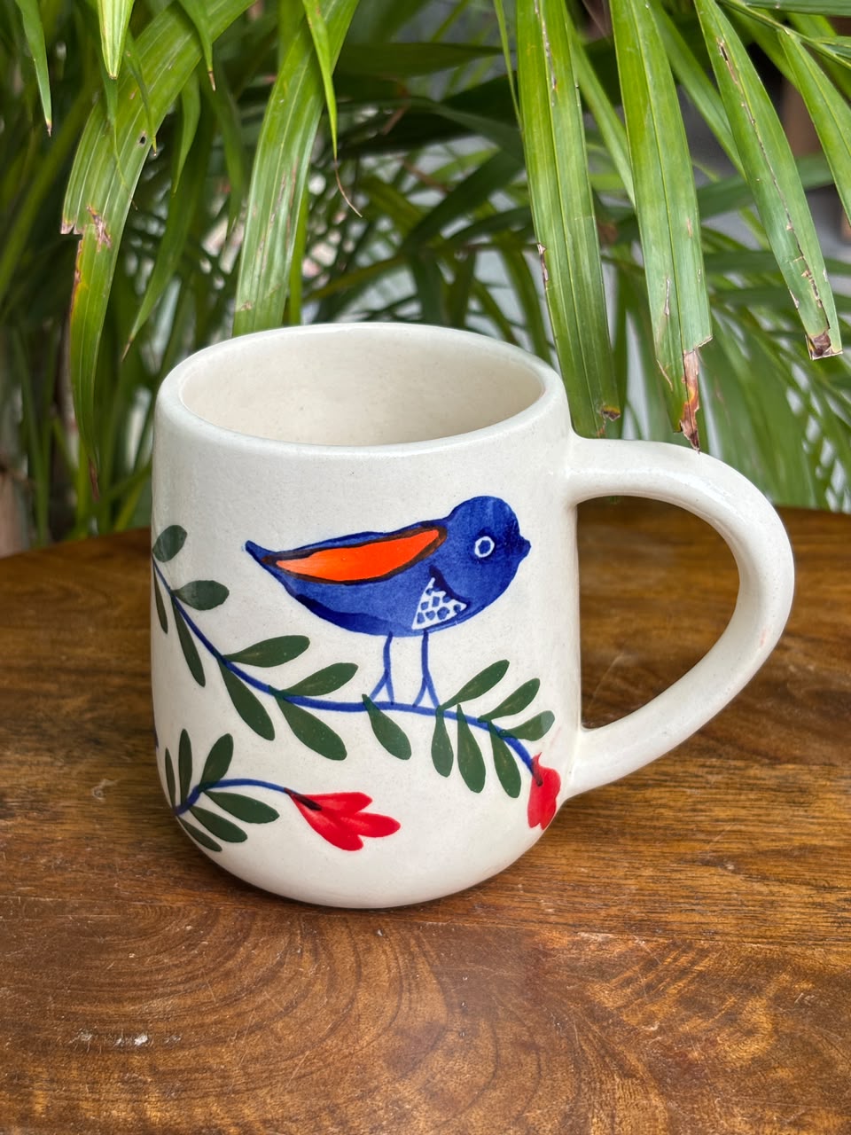 Blue Bird Bloom Mug