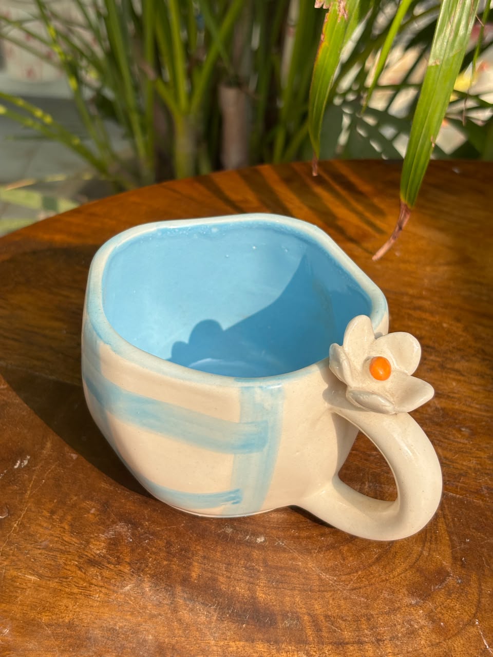 Blue Bloomcraft Mug