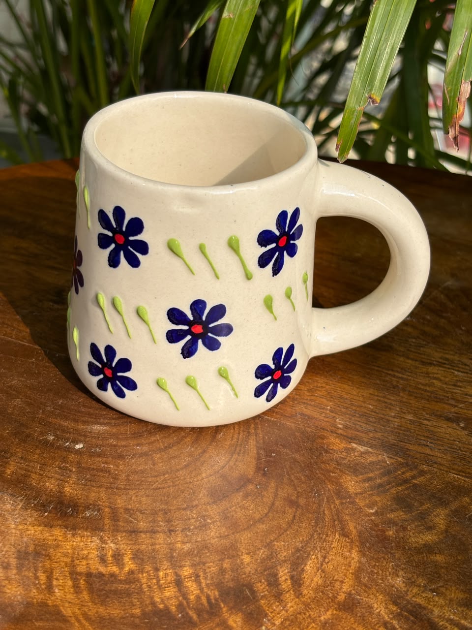 Blue Daisy Garden Mug