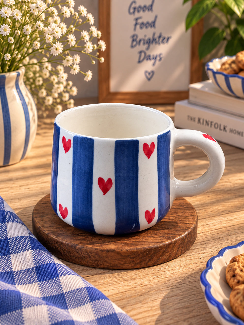 Blue Heartscape Mug